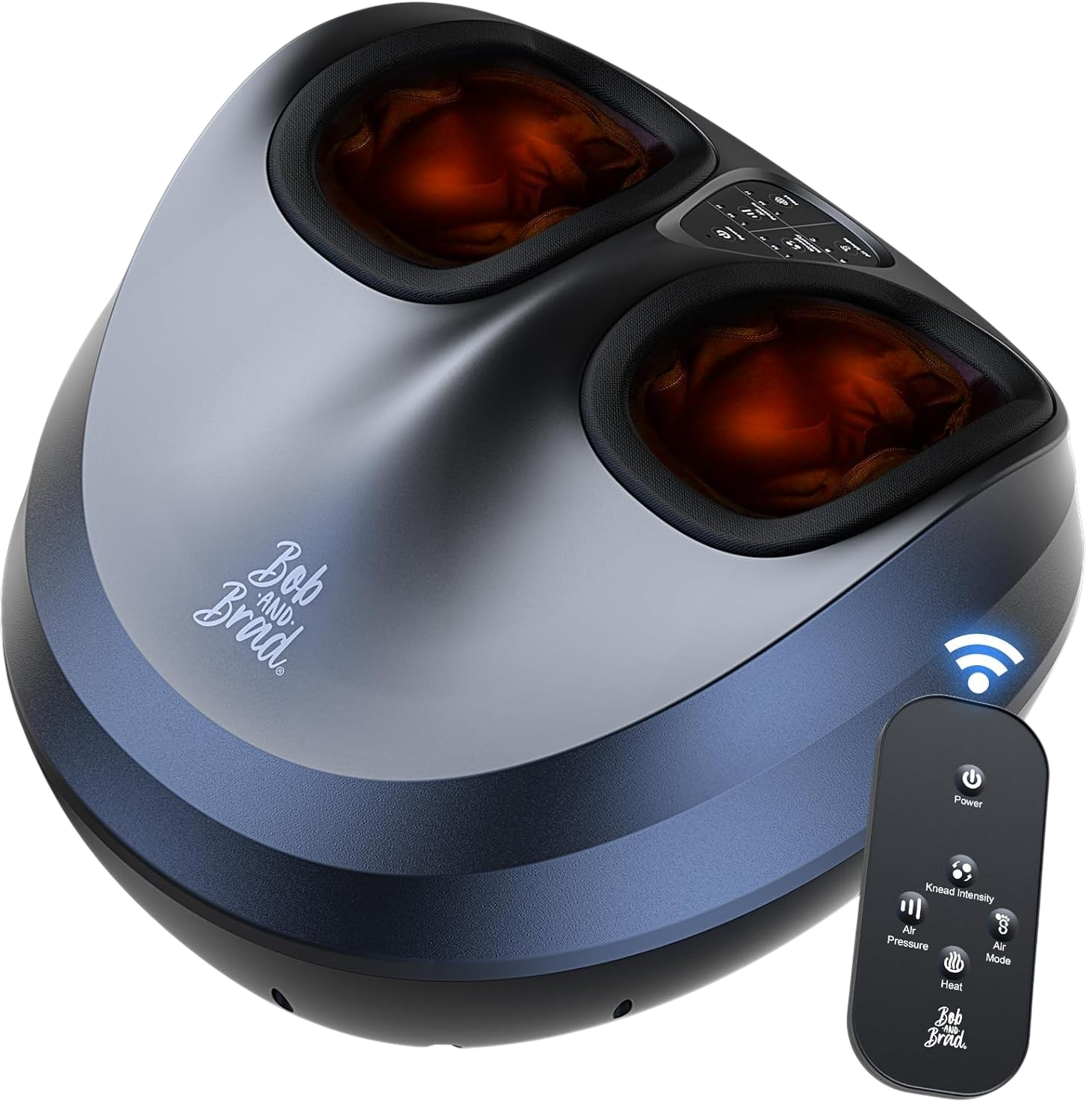 BOB AND BRAD shiatsu foot massager machine with heat and remote, size 14 fit, for plantar fasciitis and neuropathy relief